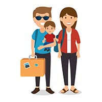 Ferienwohnung für 2 Personen mit Kind und Hund